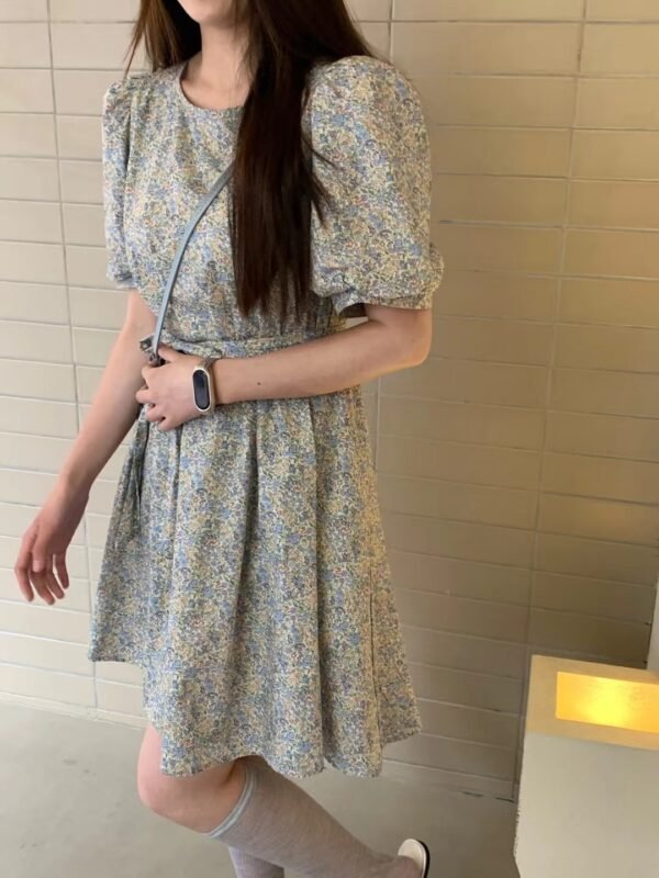 HERS FLORAL MIDI DRESS 韩版碎花连衣裙