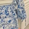 MONAI FLORAL TOP 莫奈女神方领上衣