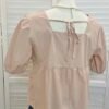 SQUARE NECK PUFF SLEEVED BLOUSE 绑带娃娃衫