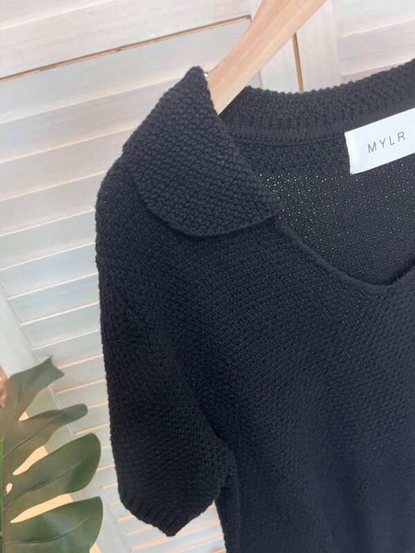 POLO KNIT TOP 韩版针织上衣