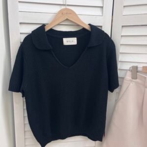 POLO KNIT TOP 韩版针织上衣