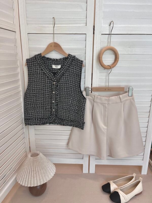 SUMMER TWEED VEST 小香风马甲