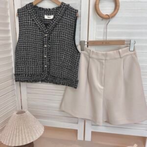 SUMMER TWEED VEST 小香风马甲