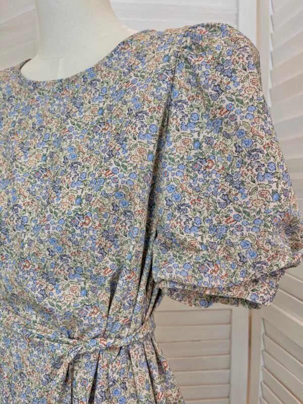 HERS FLORAL MIDI DRESS 韩版碎花连衣裙