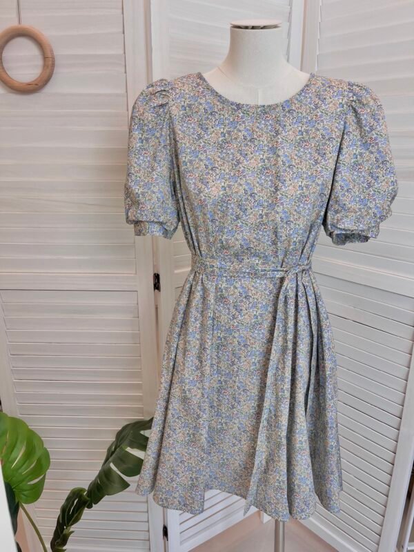 HERS FLORAL MIDI DRESS 韩版碎花连衣裙