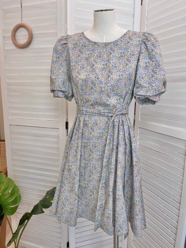 HERS FLORAL MIDI DRESS 韩版碎花连衣裙