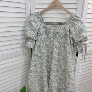 VM FLORAL PRINT DRESS  法式碎花连衣裙