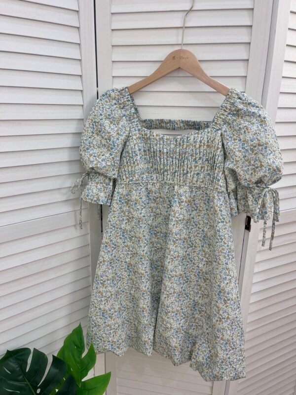VM FLORAL PRINT DRESS  法式碎花连衣裙