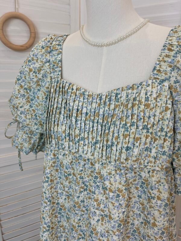 VM FLORAL PRINT DRESS  法式碎花连衣裙