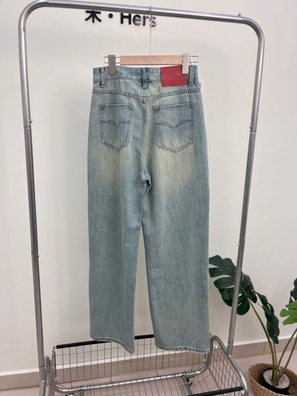 VINTAGE HIGH WAISTED STRAIGHT JEANS 直筒阔腿高腰牛仔裤