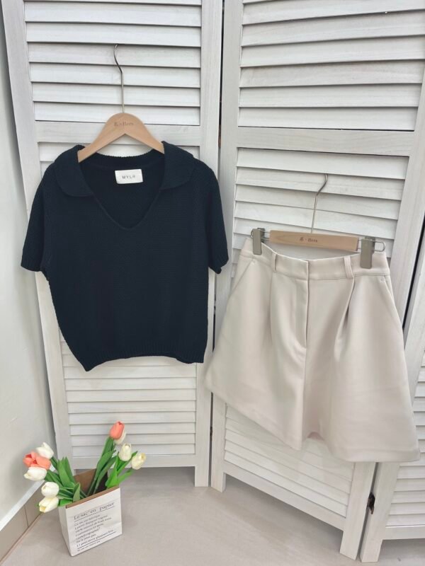 PLEATED TROUSER STRETCHABLE SHORTS 韩版西装中裤