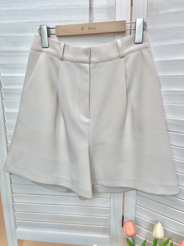 PLEATED TROUSER STRETCHABLE SHORTS 韩版西装中裤