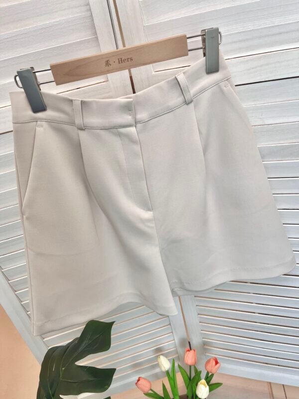PLEATED TROUSER STRETCHABLE SHORTS 韩版西装中裤