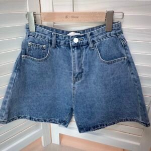 DENIM SHORTS 高腰 A 版牛仔短裤