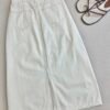 【瑕疵】SOLID COLOR MIDI DENIM SKIRT [BACK SPLIT] 牛仔长半裙[后开叉]