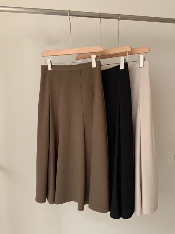 GORGEOUS PLEATED MIDI SKIRT 显瘦西装百褶伞裙