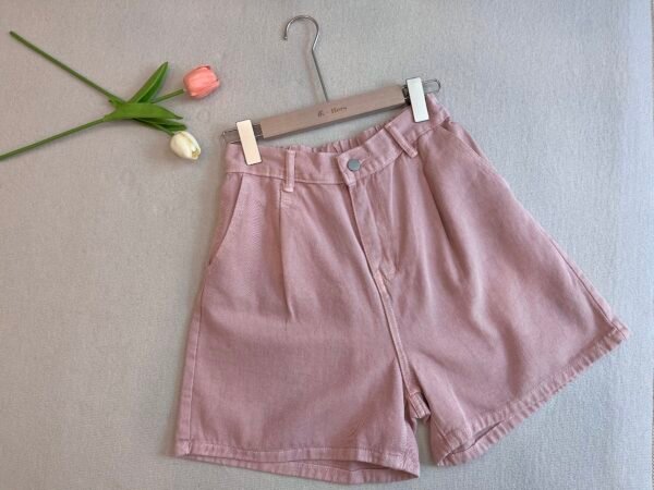 DENIM STRETCHABLE SHORT 松紧腰牛仔短裤