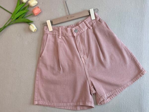 DENIM STRETCHABLE SHORT 松紧腰牛仔短裤