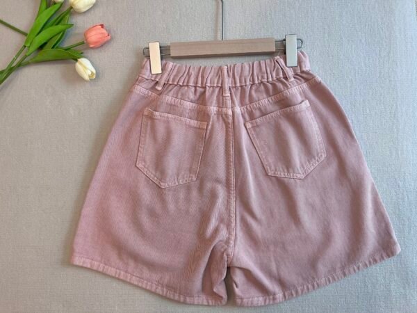 DENIM STRETCHABLE SHORT 松紧腰牛仔短裤