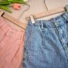 DENIM STRETCHABLE SHORT 松紧腰牛仔短裤