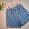DENIM STRETCHABLE SHORT 松紧腰牛仔短裤