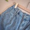 DENIM STRETCHABLE SHORT 松紧腰牛仔短裤