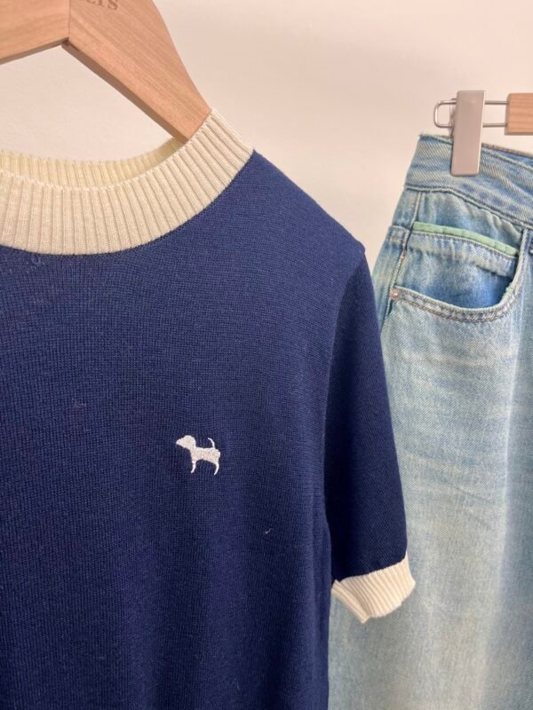 PUPPY KNIT TOP 小狗针织上衣