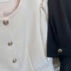 ELEGANT PLAIN BUTTON TOP 东大门气质上衣