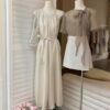 HERS CREAM COLOUR SKORT 气质西装短裤裙