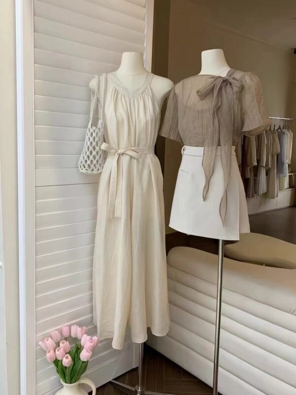HERS CREAM COLOUR SKORT 气质西装短裤裙