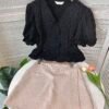 HERS CREAM COLOUR SKORT 气质西装短裤裙