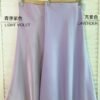 LAVENDER ELEGANT SATIN MIDI SKIRT 紫色仿醋酸缎面半身裙